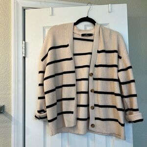 Stripped cardigan